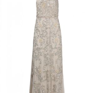 Champagne beaded gown